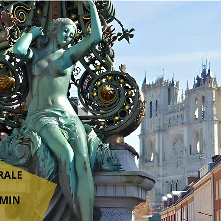 Appartement 400m Gare&centre Ville, Lit Qualite Hotel, Local Velo Amiens
